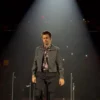 Men Harry Styles Charcoal Wool Cropped Suit Jacket