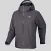 Men Hooded Collar Zipper Weather Proof Jacket Four Pockets