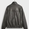 Men Kith NY Yankees Navy Real Leather Jacket