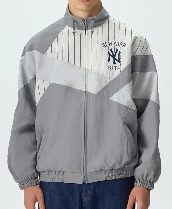 Men Kith NY Yankees Zip Up Outerwear