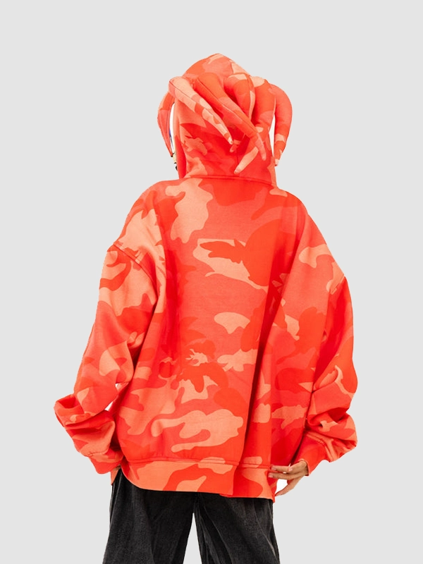 Men Knuckles the Echidna Camo Full Zip Coat
