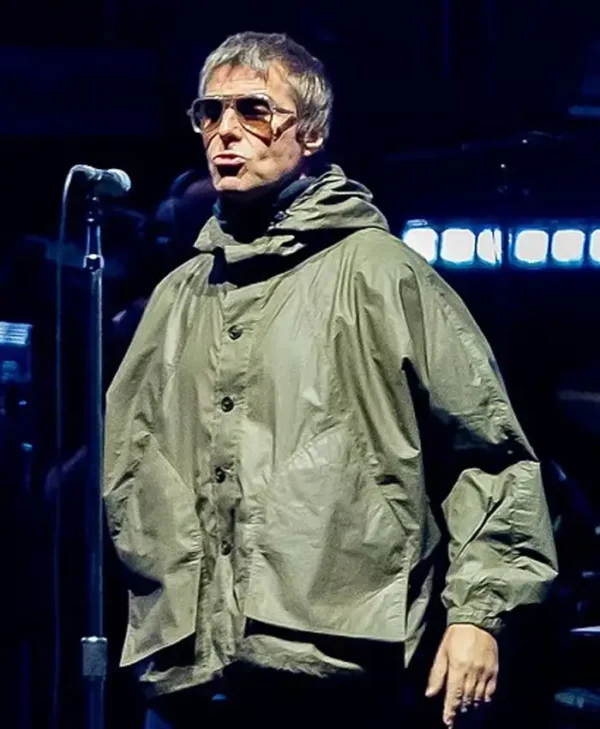 Men Liam Gallagher Rock Roll Hooded Coat