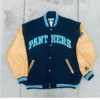 Men NFL Carolina Panthers Bomber Jacket Four Pockets