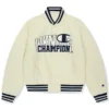 Men Navy Blue Retro Bomber Coat