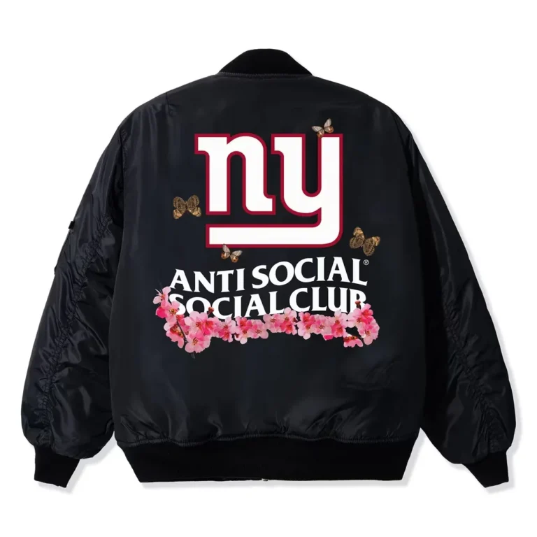 Men New York Giants ASSC Royal Blue Varsity Jacket