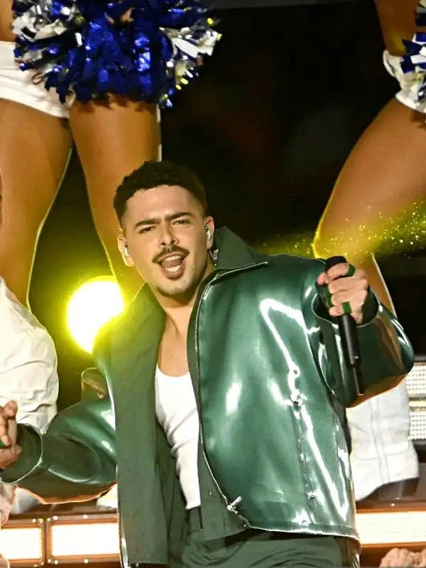 Men Pedro Sampaio Halftime Show Biker Outerwear