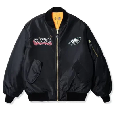 Men Philadelphia Eagles ASSC Midnight Green Jacket