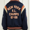 Men Polo Ralph Lauren Twill Varsity Bomber Coat