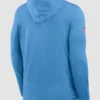 Men Robert Saleh Titans Navy Long Sleeve Hooded Shirt