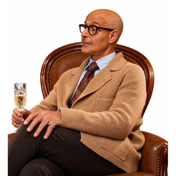 Men Stanley Tucci Masterplan Movie Outerwear