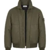 Men Stone Island Inspired Real Leather Jacket