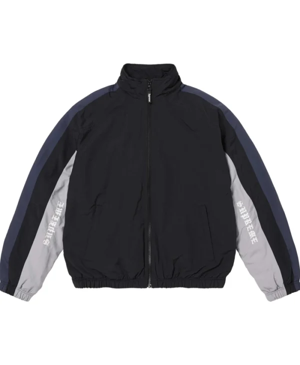 Men Supreme Art of Ink Black Fleece Jacket