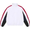 Men Supreme Art of Ink White Fleece Jacket
