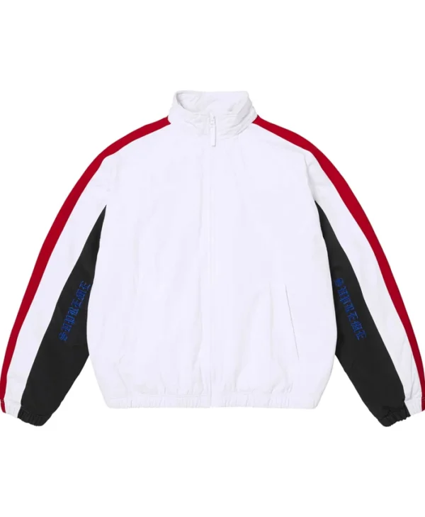 Men Supreme Art of Ink White Fleece Jacket