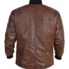 Men Tom Hardy Real Leather Brown Outerwear