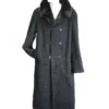 Men’s Astrakhan Persian Lamb Fur Double Breasted Coat