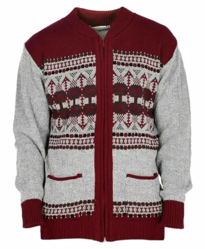 Men’s Classic ZIP Thick Warm Cardigan Sweater Winter Jumper