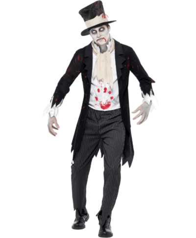 Men’s Zombie Groom Costume Suit