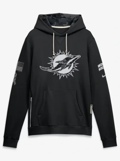 Miami Dolphins 2026 Salute to Service Sideline Hoodie