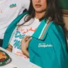 Miami Dolphins Los Delfines Satin Varsity Jacket