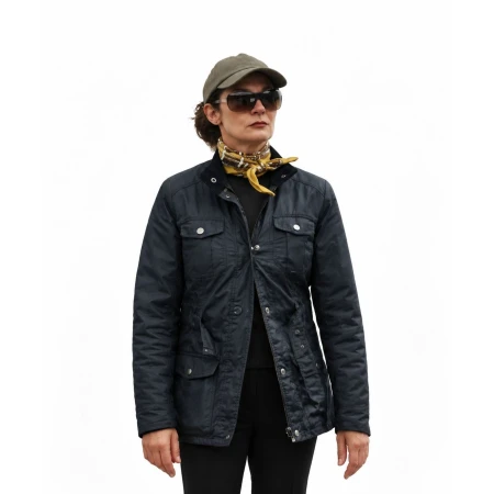 Michelle Gomez The Incomer 2026 Black Field Jacket