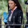 Michelle Keegan The Blame Zip Up Leather Jacket