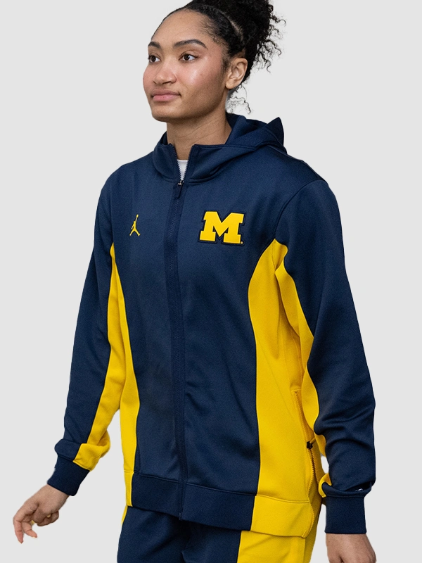 Michigan Wolverines Jordan Brand Fleece Zip Hoodie