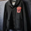 Miles Davis & John Coltrane 100 Black Wool Jacket