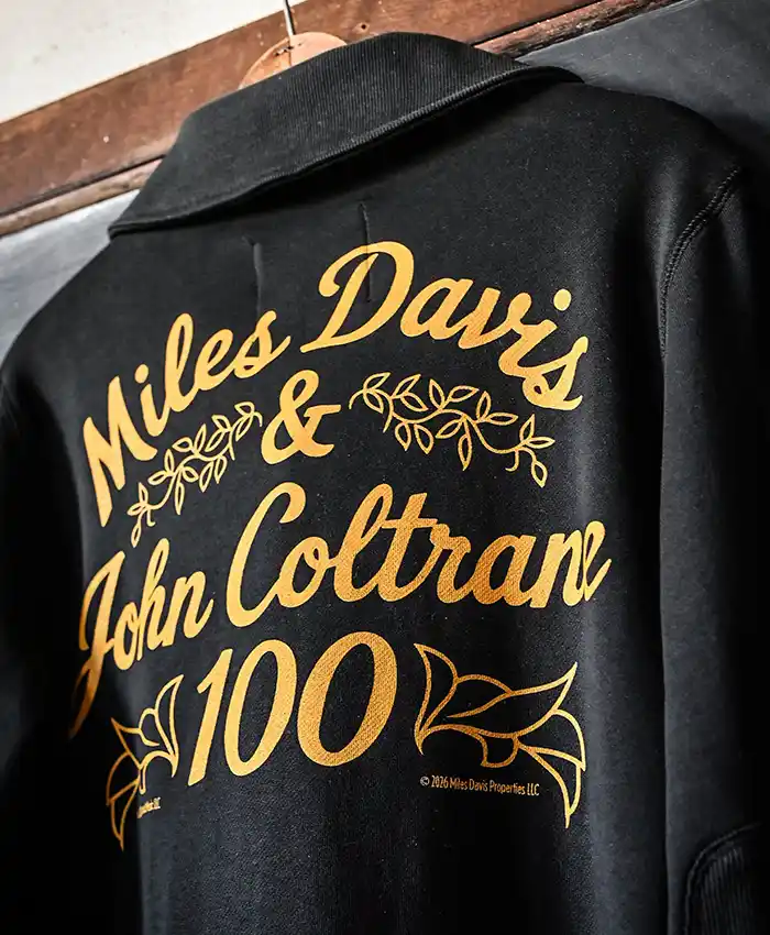 Miles Davis & John Coltrane 100 Black Wool Jacket