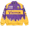 Minnesota Vikings Chalk Line Purple Premium Racing Jacket