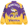 Minnesota Vikings Chalk Line Purple Premium Racing Jacket