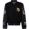 Minnesota-Vikings-Varsity-Black-Wool-And-Leather-Jacket-600x729
