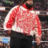 Monday Night RAW 2026 Jacob Fatu Red Wolf Print Hoodie