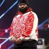Monday Night RAW 2026 Jacob Fatu Red Wolf Print Hoodie