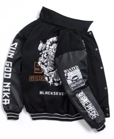 Monkey D Luffy Gear 5 Wool Leather Jacket