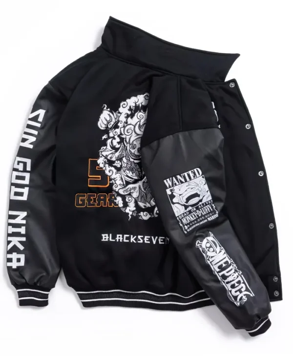 Monkey D Luffy Gear 5 Wool Leather Jacket