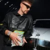 Mr. Lean MrBeast Nike Leather Jacket