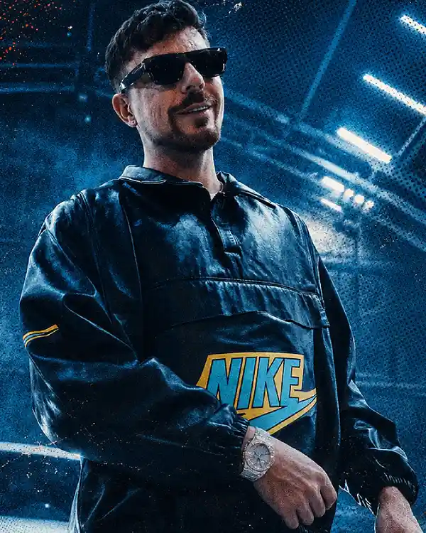 Mr. Lean MrBeast Nike Leather Jacket