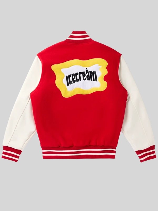 Mr. Me Too Wool and Leather Varsity Jacket