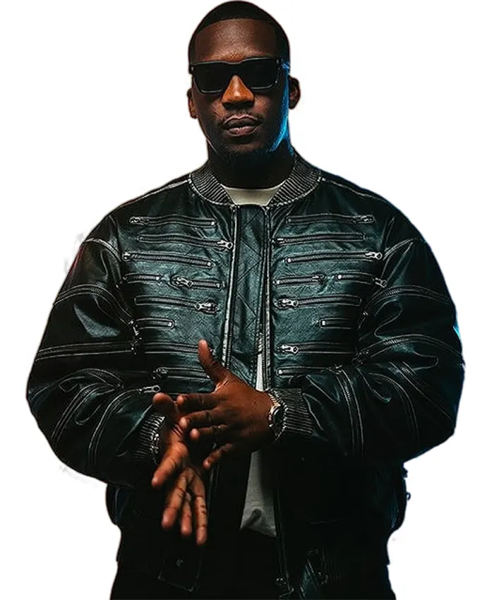 Mr. Ocho Leather Bomber Jacket