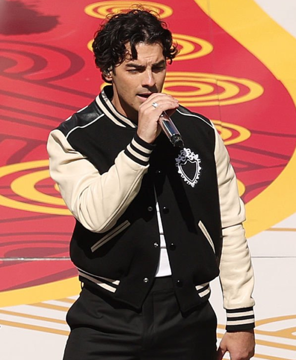 NFL 2026 Halftime Show Jonas Brothers Varsity Jacket