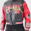 NFL Kansas City Chiefs Leather Varsity Jacket
