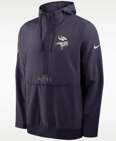 NFL Minnesota Vikings Rivalries Sideline Nike Hooded Anorak Jacket