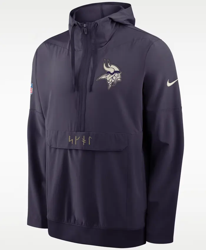 NFL Minnesota Vikings Rivalries Sideline Nike Hooded Anorak Jacket
