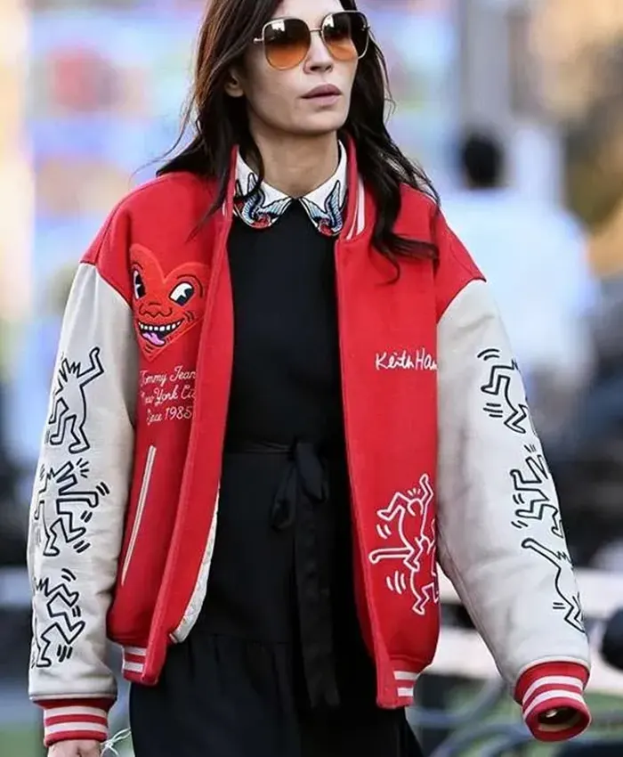 NYC 2026 Famke Janssen Varsity Jacket