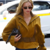 NYC Lili Reinhart Mustard Utility Jacket