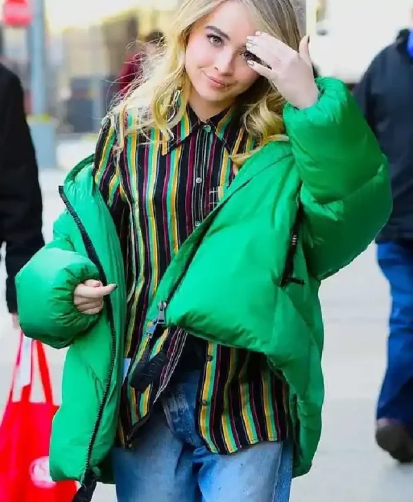 NYC Street Style Sabrina Carpenter Jacket