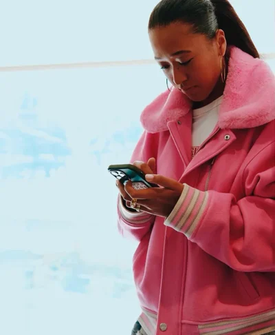 Naomi Osaka Pink Jacket
