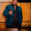Nas Birthday Party Tom Ford Black Leather Jacket