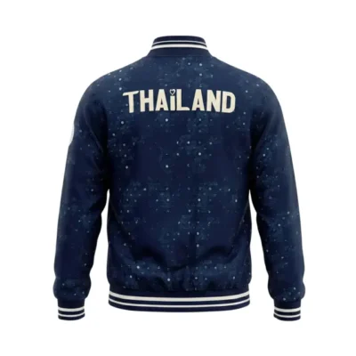 Navy Blue Asian Games Jacket